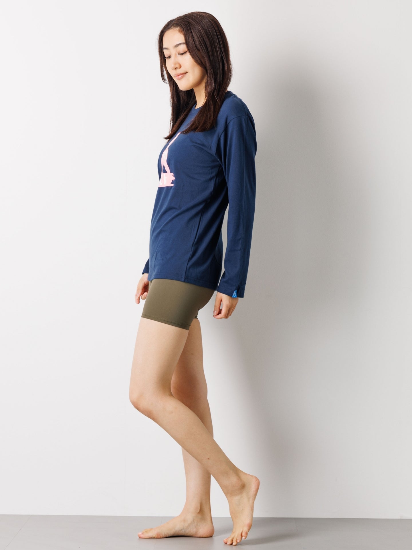 I am at peace Long-Sleeve Tee Navy