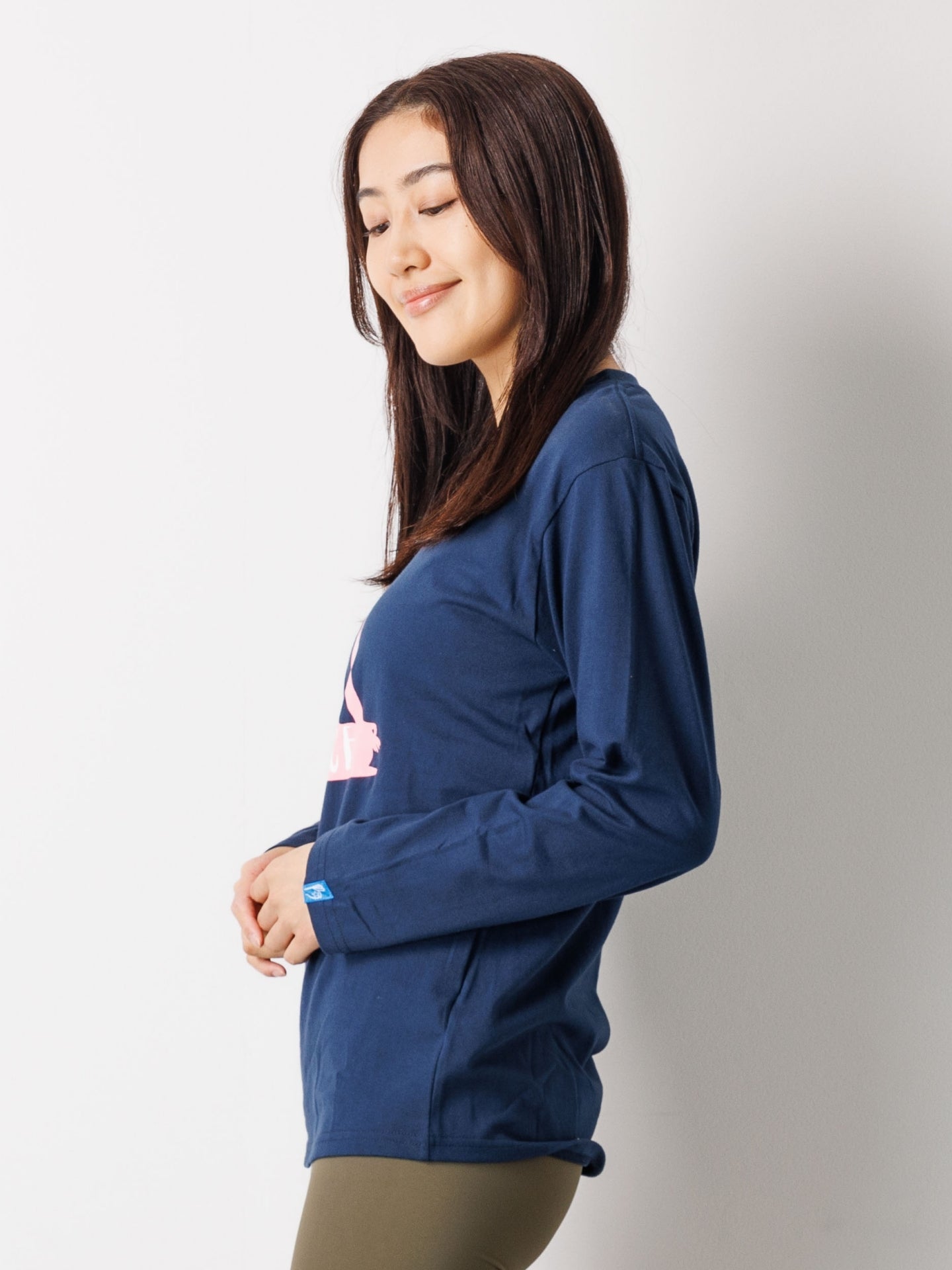 I am at peace Long-Sleeve Tee Navy