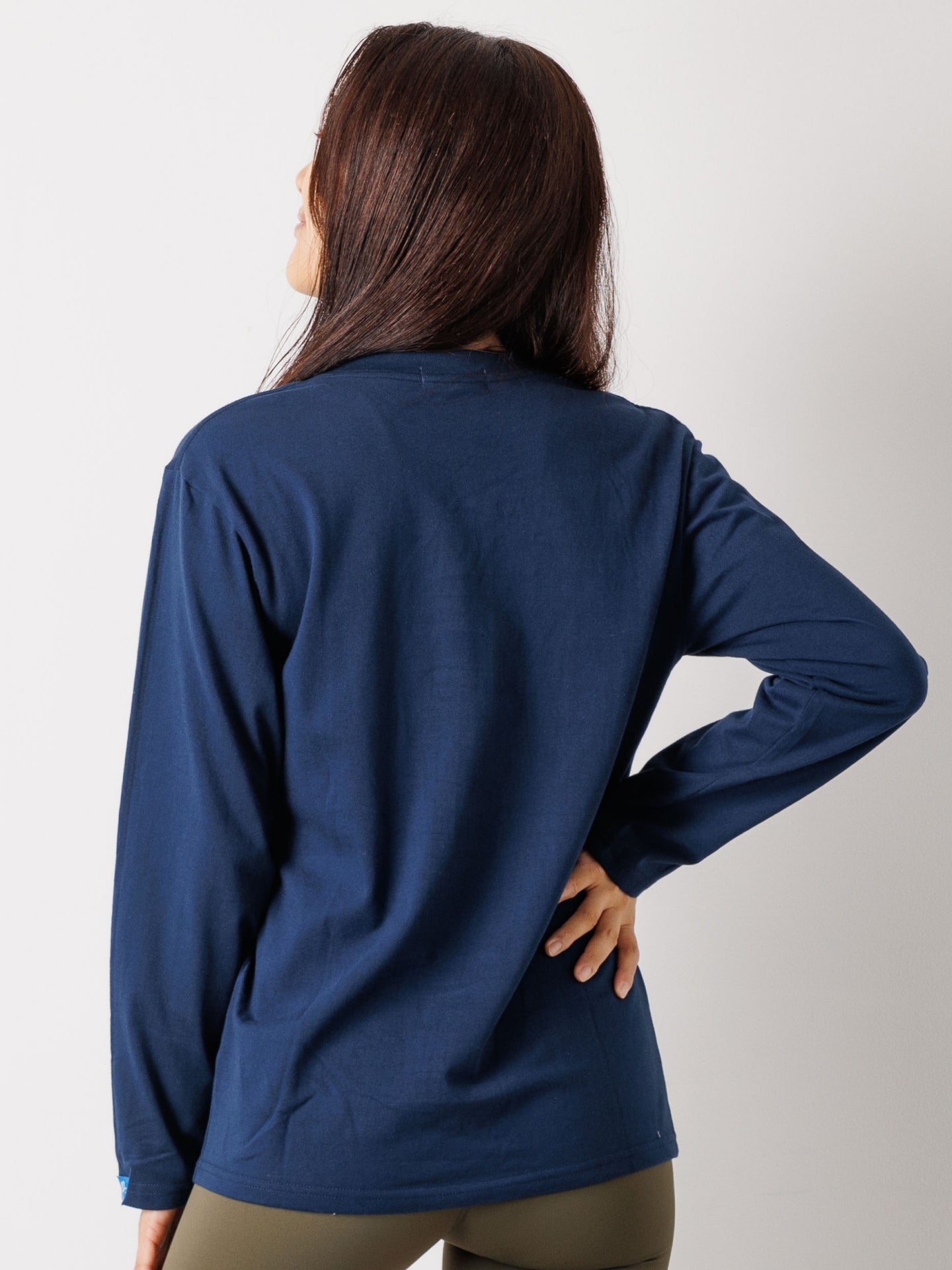 I am at peace Long-Sleeve Tee Navy