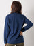 I am at peace Long-Sleeve Tee Navy