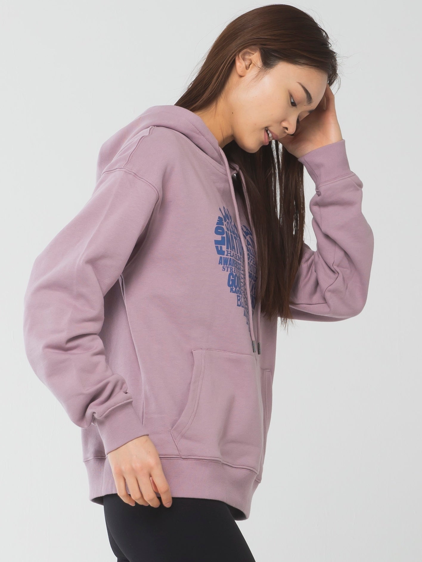 Love & peace Hoodie light purple
