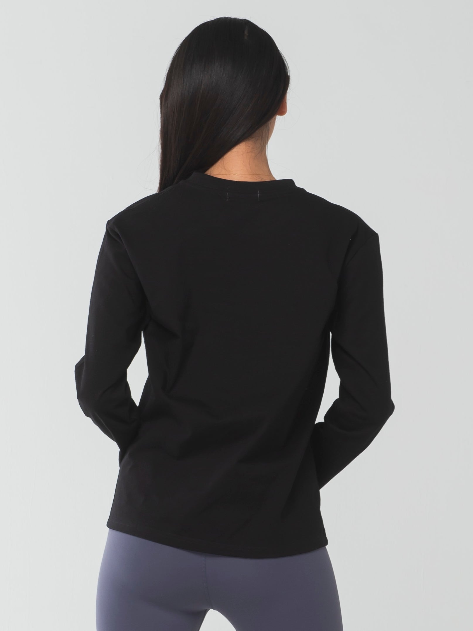 I love yoga Long-Sleeve Tee Black