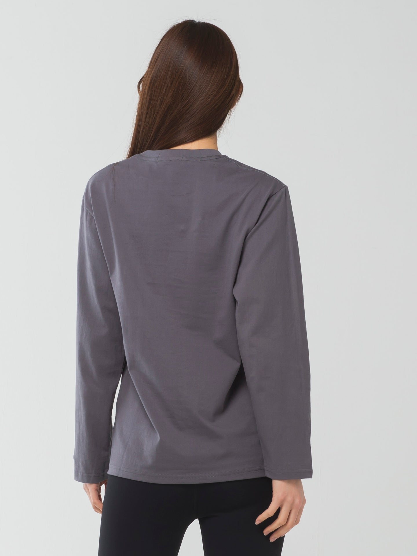 I love yoga Long-Sleeve Tee grey