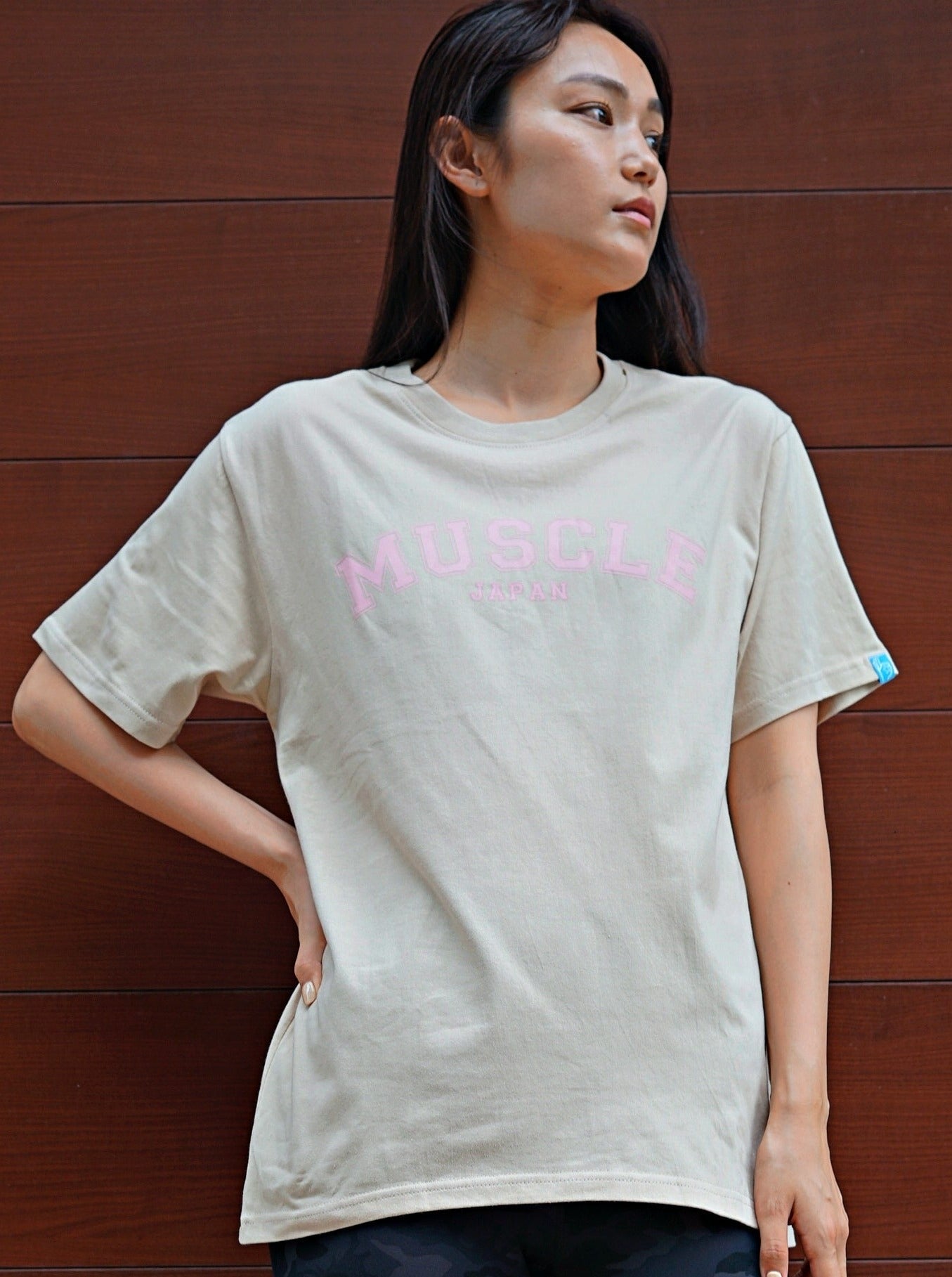 Muscle Japan T-shirts beige