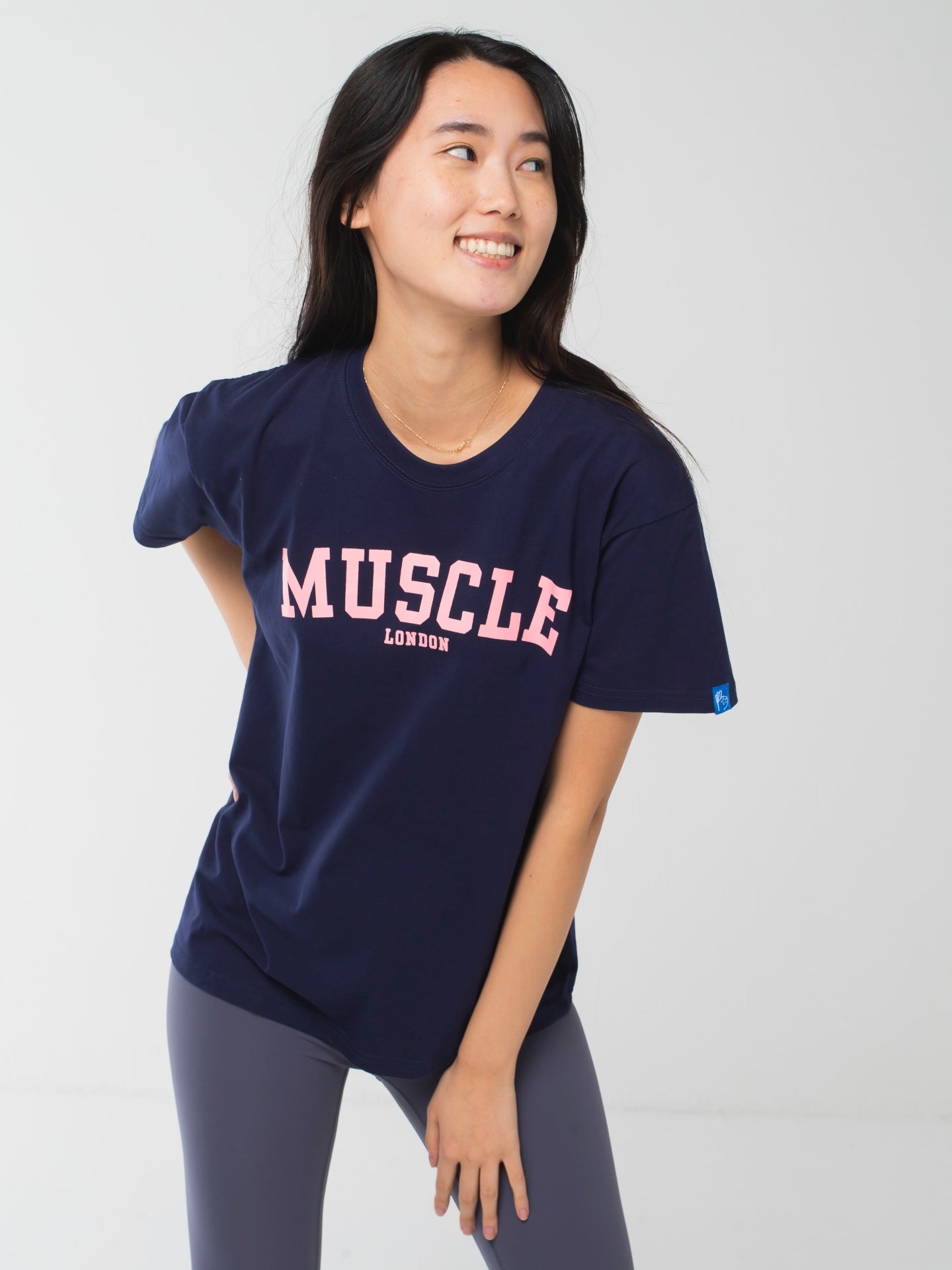 Muscle London T-shirts Navy