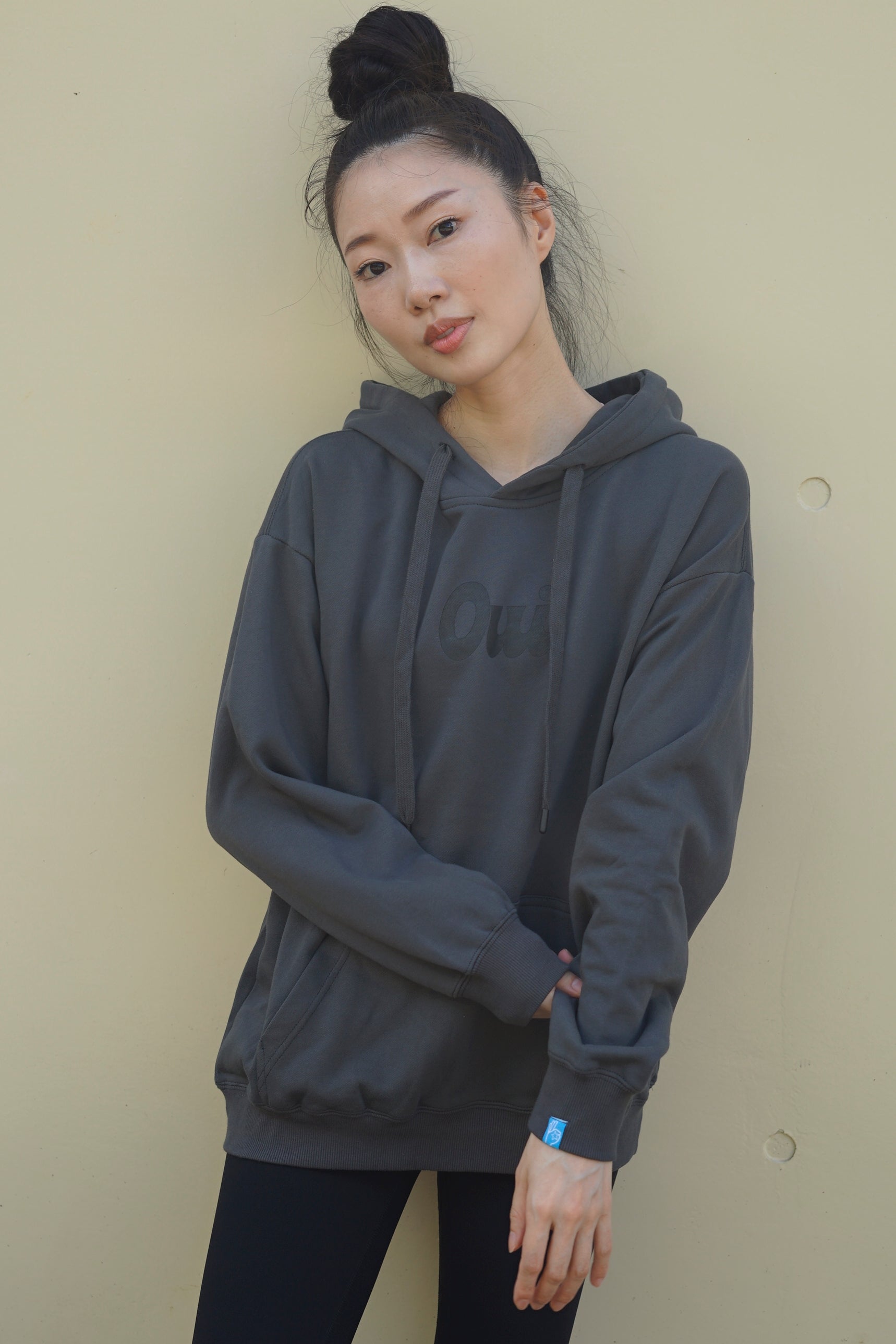 ［フーディー］ oui hoodie dark grey