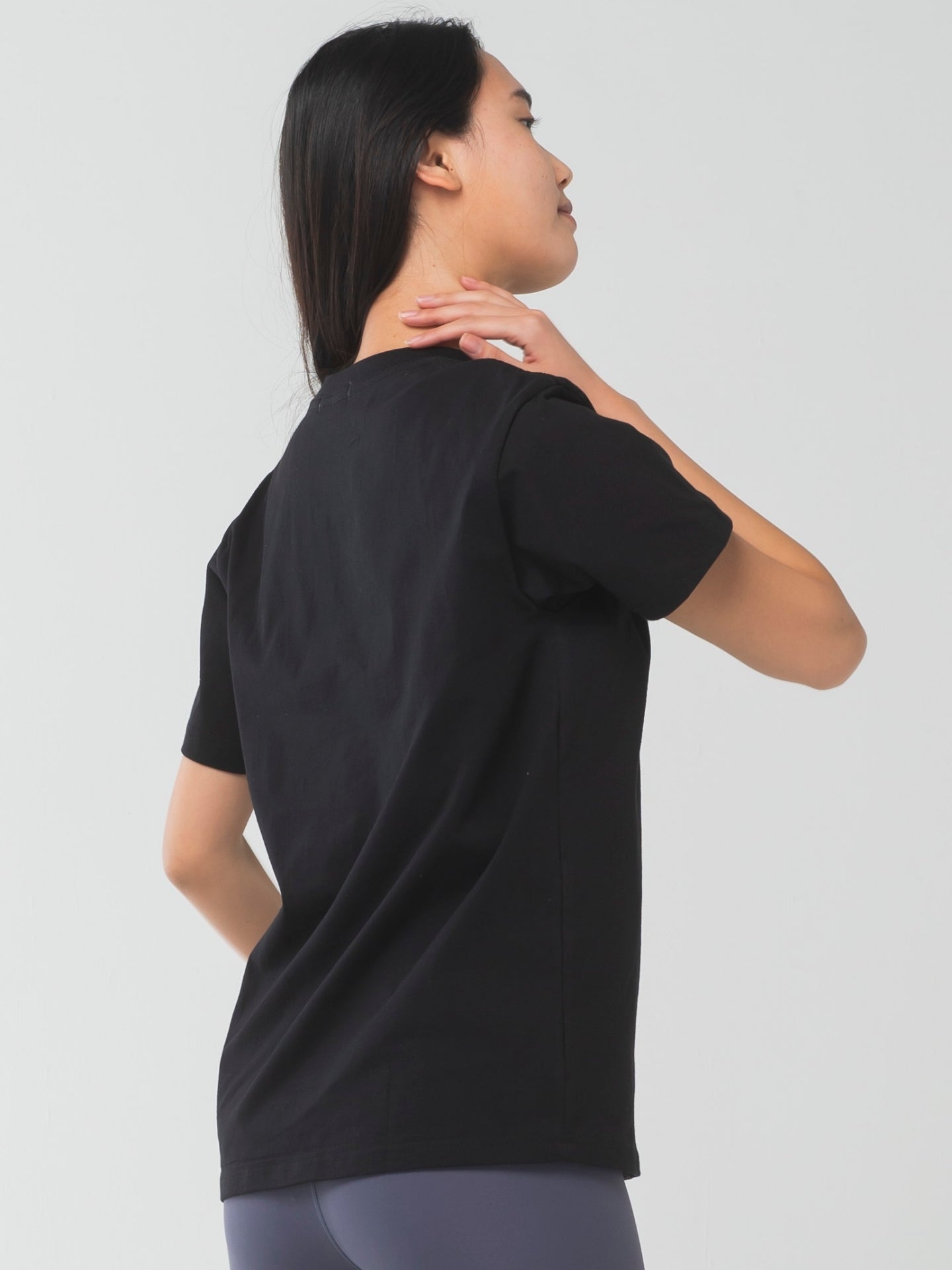 LLH i love yoga t-shirts black | ロゴT 半袖 ヨガ フランス語