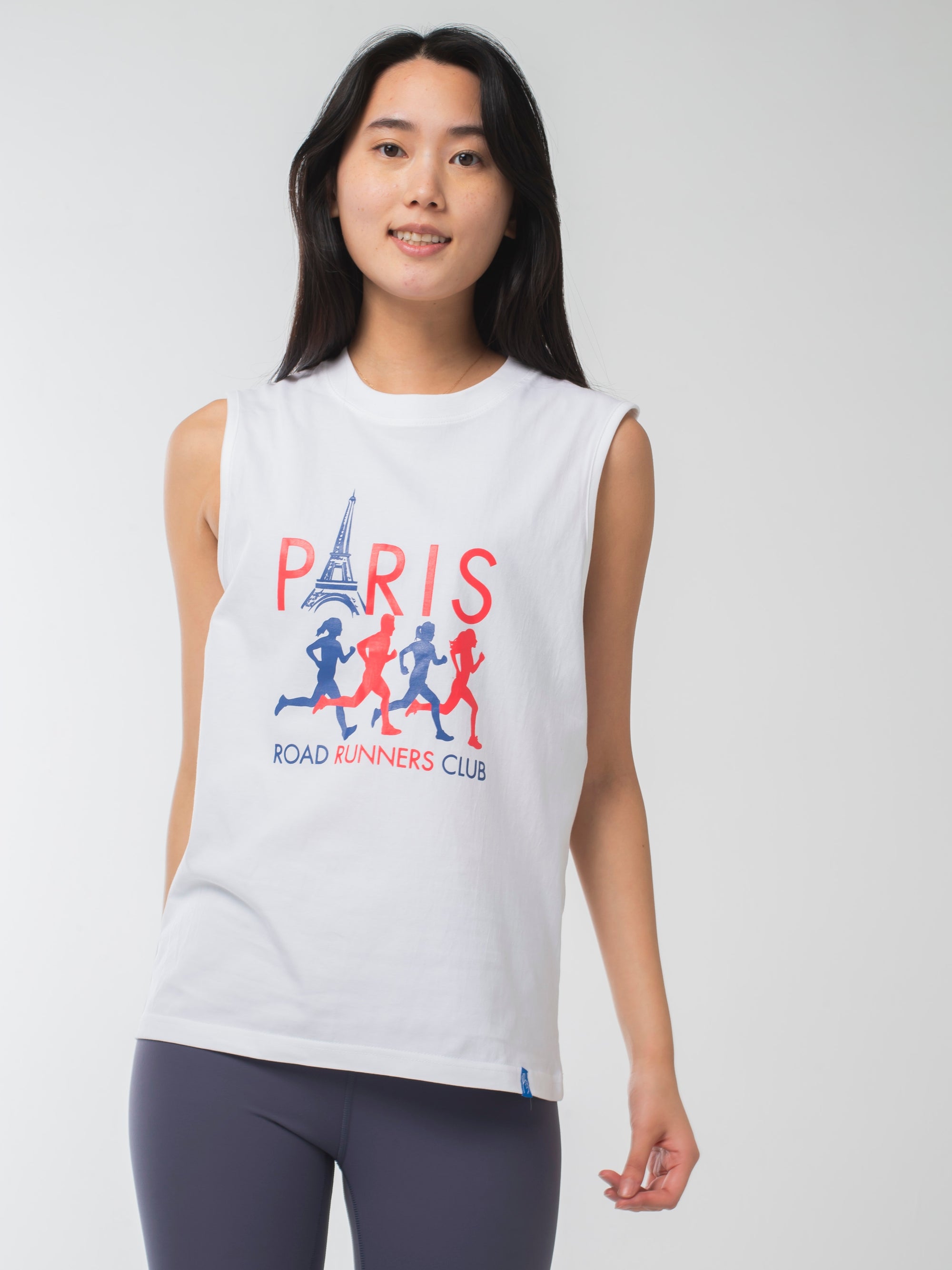 Paris Runners Club Tank White