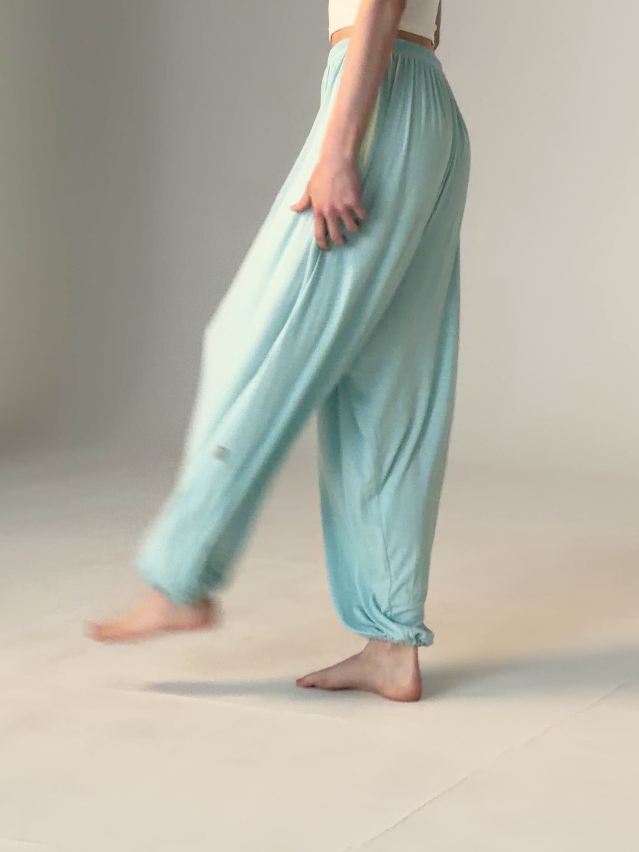 シャンティ バルーン パンツ スカイブルー