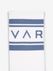 VARLEY アストリー アクティブ ソックス ホワイト アッシュ ブルー