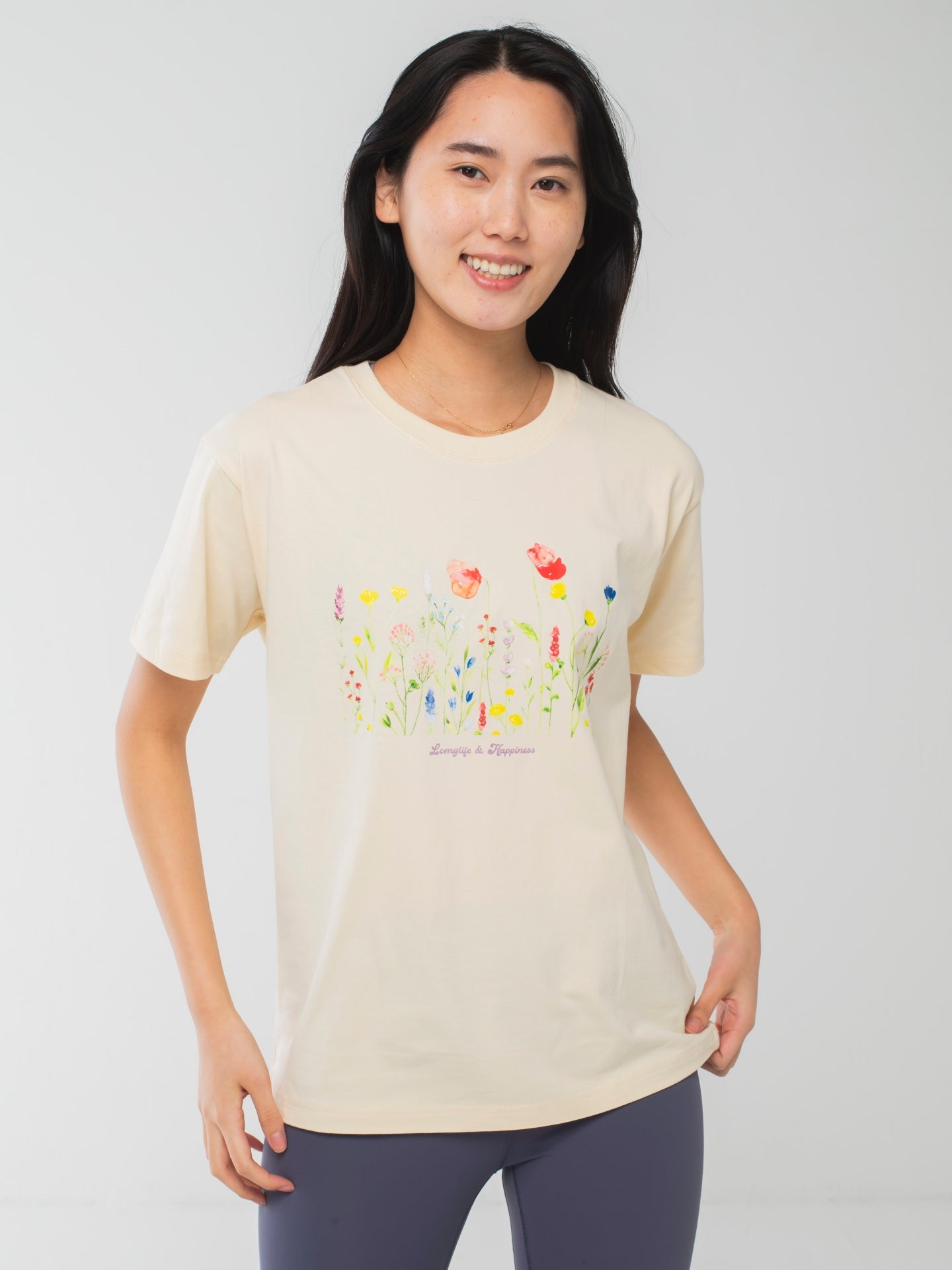 Wildflower T-shirts Apricot