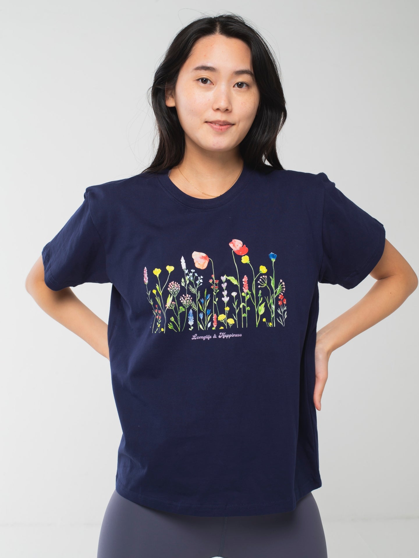 Wildflower T-shirts Navy
