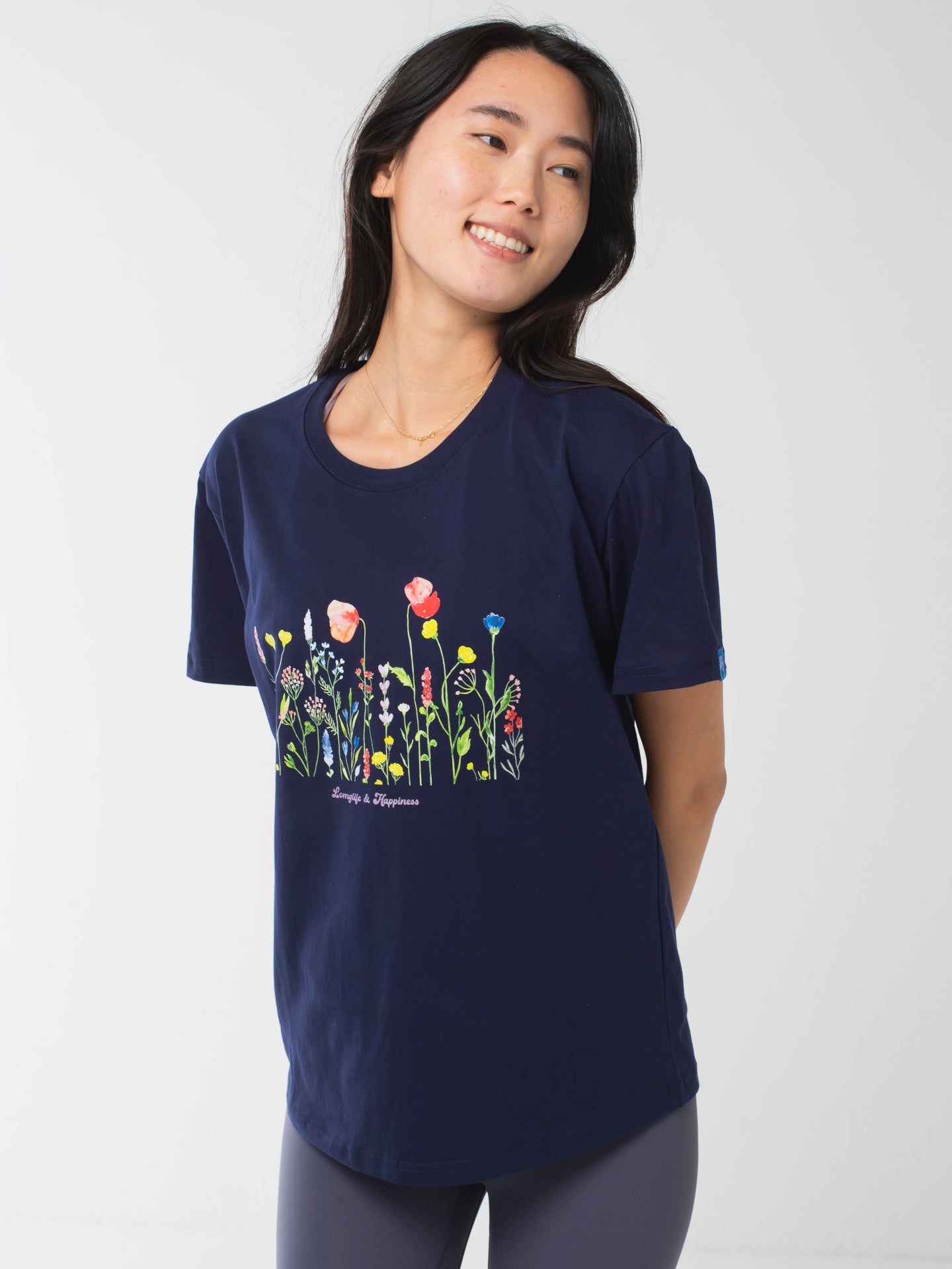 Wildflower T-shirts Navy