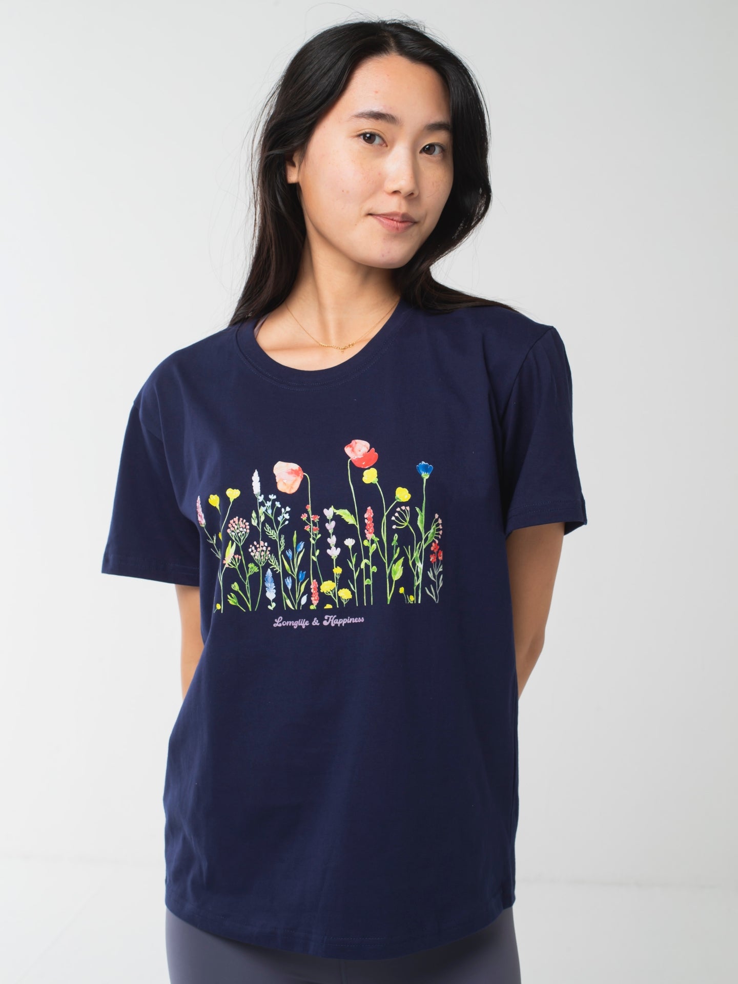 Wildflower T-shirts Navy