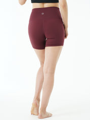 セリーナ ミニバイカーショーツ バーガンディ