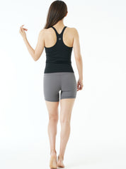 セリーナ ミニバイカーショーツ グレー