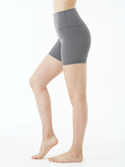 セリーナ ミニバイカーショーツ グレー