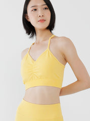 ボディメーカー スポーツブラ イエロー
