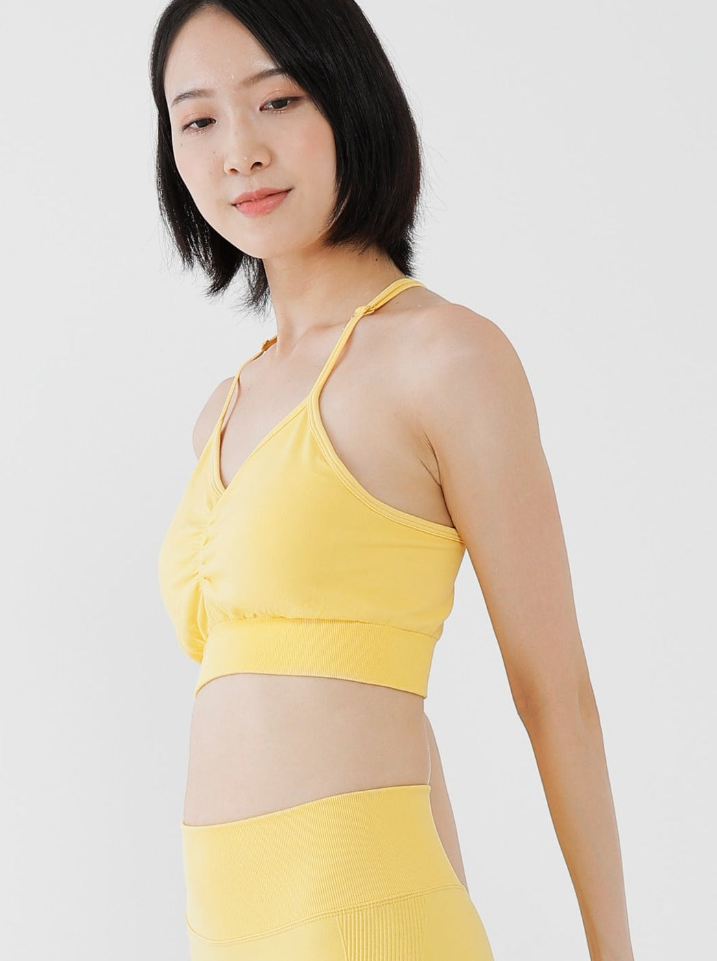 ボディメーカー スポーツブラ イエロー
