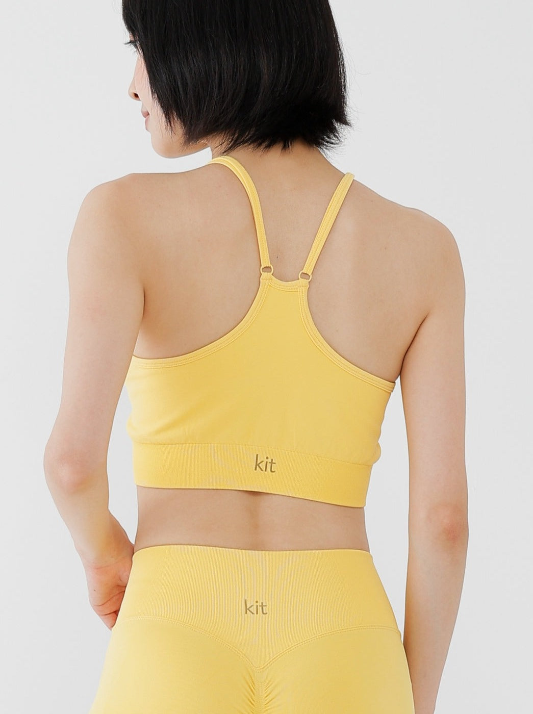 ボディメーカー スポーツブラ イエロー