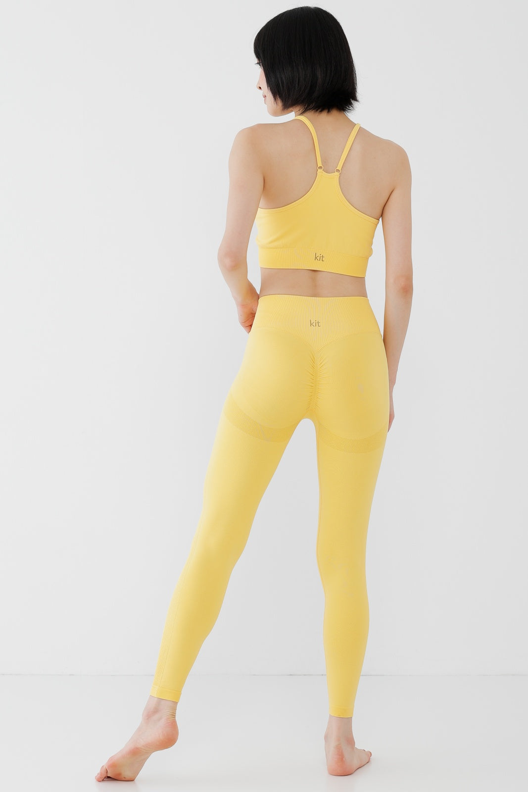 ボディメーカー スポーツブラ イエロー