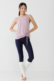 Cable Leg warmer white