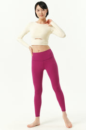 アニータ キーホール クロップ トップス バニラ