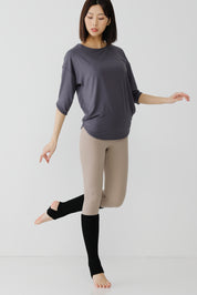 エッセンシャルズ レッグウォーマー ショート ブラック